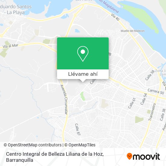 Mapa de Centro Integral de Belleza Liliana de la Hoz