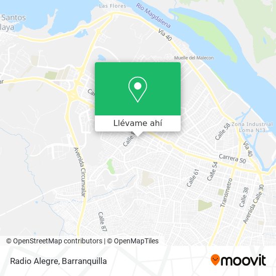 Mapa de Radio Alegre