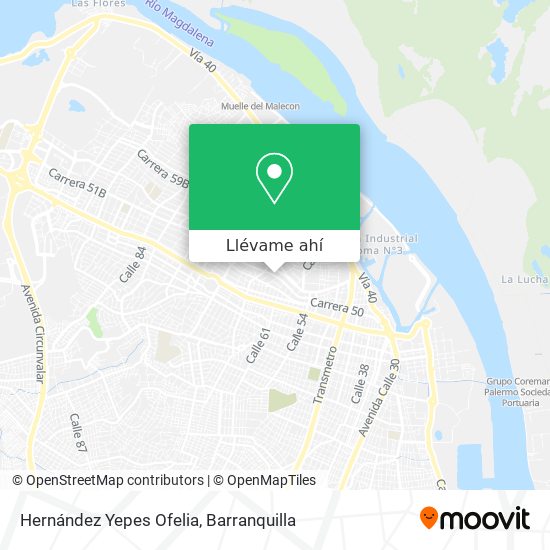 Mapa de Hernández Yepes Ofelia