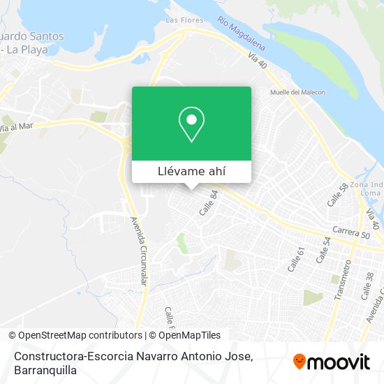 Mapa de Constructora-Escorcia Navarro Antonio Jose