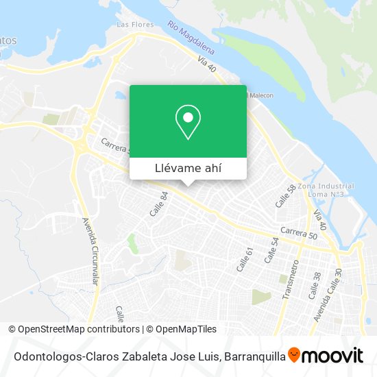 Mapa de Odontologos-Claros Zabaleta Jose Luis
