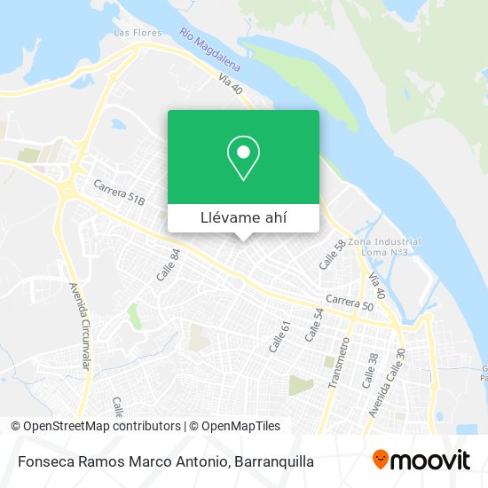 Mapa de Fonseca Ramos Marco Antonio