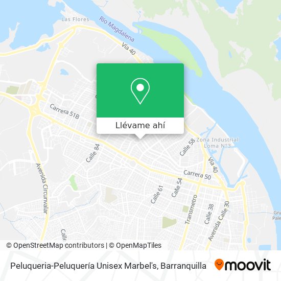 Mapa de Peluqueria-Peluquería Unisex Marbel's