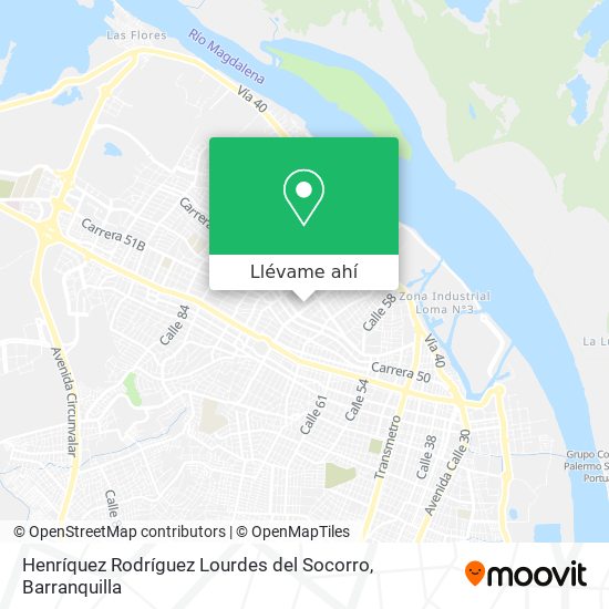 Mapa de Henríquez Rodríguez Lourdes del Socorro