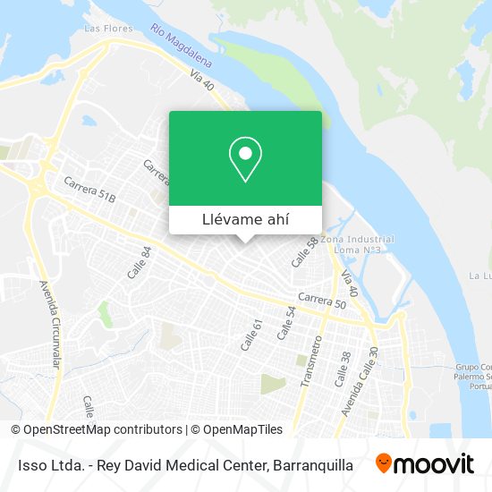 Mapa de Isso Ltda. - Rey David Medical Center