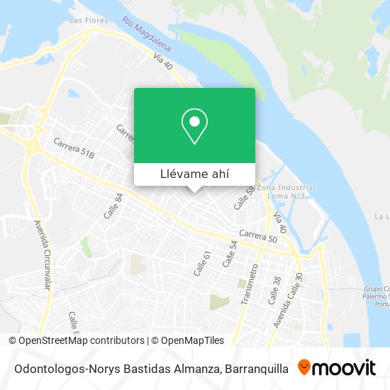 Mapa de Odontologos-Norys Bastidas Almanza