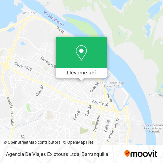 Mapa de Agencia De Viajes Exictours Ltda