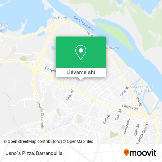 Mapa de Jeno´s Pizza