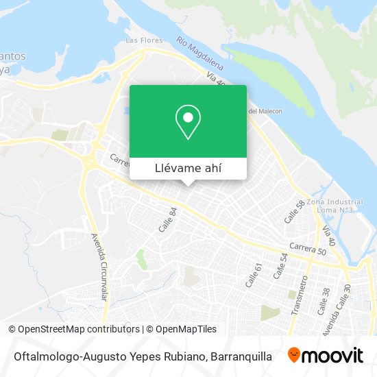 Mapa de Oftalmologo-Augusto Yepes Rubiano