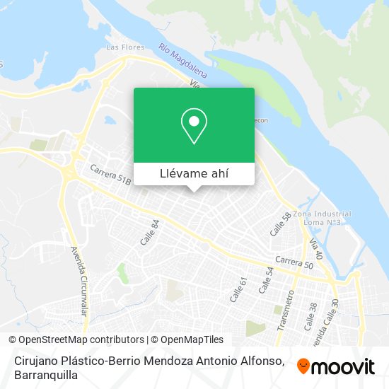 Mapa de Cirujano Plástico-Berrio Mendoza Antonio Alfonso