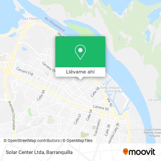 Mapa de Solar Center Ltda