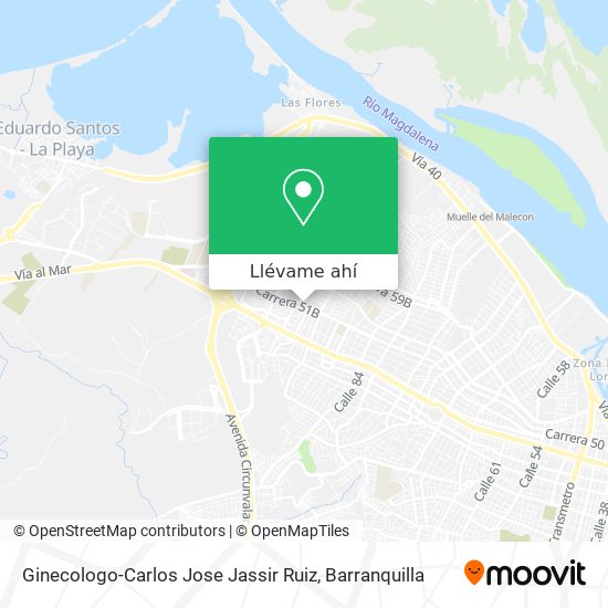Mapa de Ginecologo-Carlos Jose Jassir Ruiz