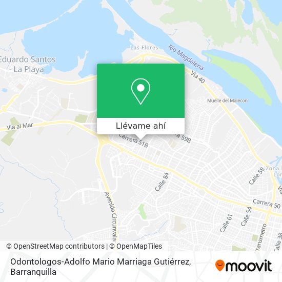 Mapa de Odontologos-Adolfo Mario Marriaga Gutiérrez