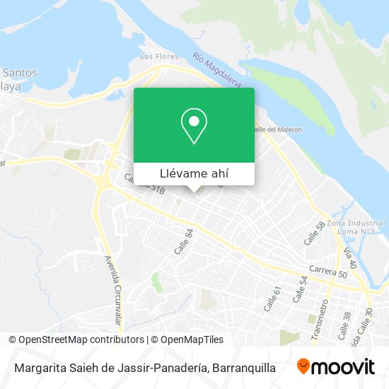 Mapa de Margarita Saieh de Jassir-Panadería