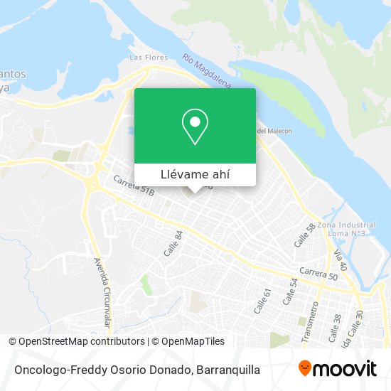 Mapa de Oncologo-Freddy Osorio Donado