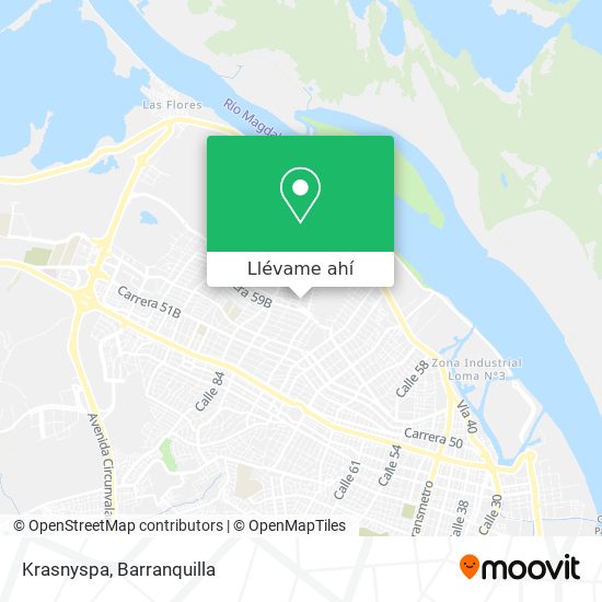 Mapa de Krasnyspa