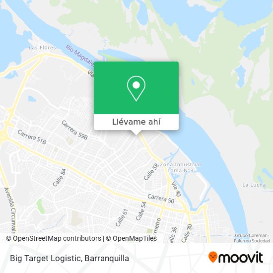 Mapa de Big Target Logistic