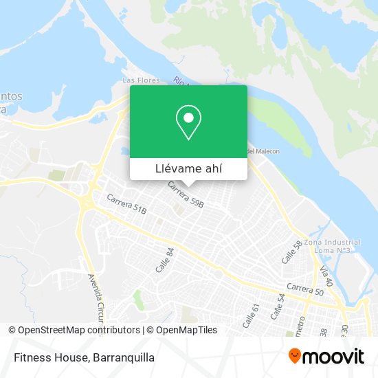 Mapa de Fitness House