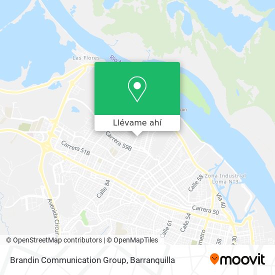 Mapa de Brandin Communication Group