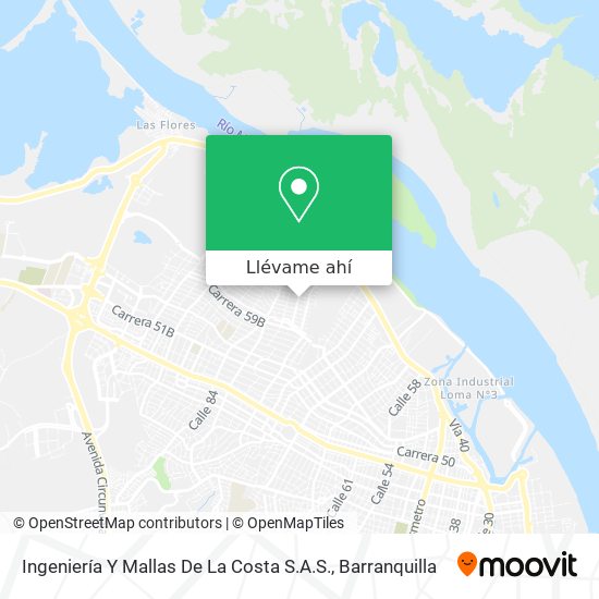 Mapa de Ingeniería Y Mallas De La Costa S.A.S.