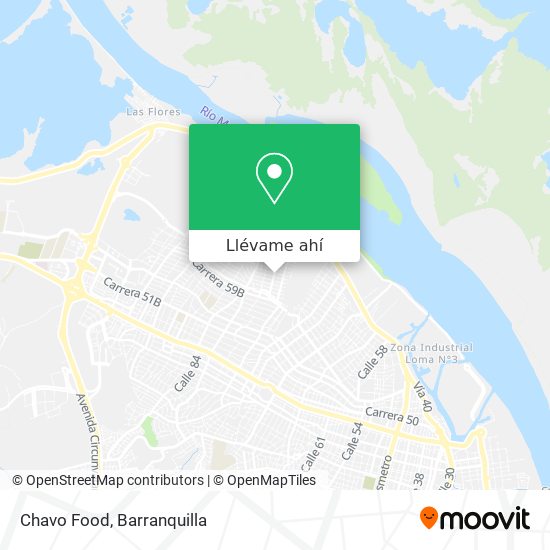 Mapa de Chavo Food