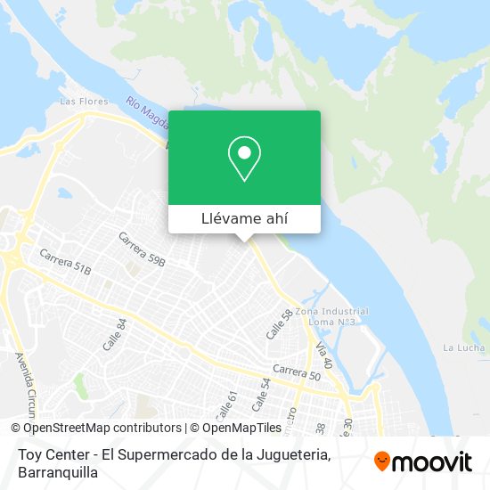 Mapa de Toy Center - El Supermercado de la Jugueteria