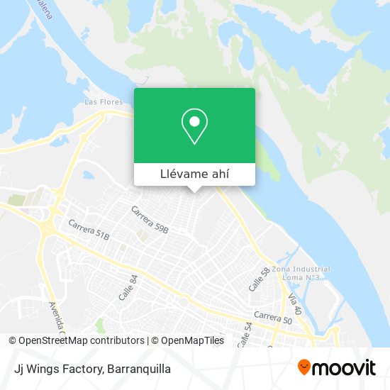 Mapa de Jj Wings Factory