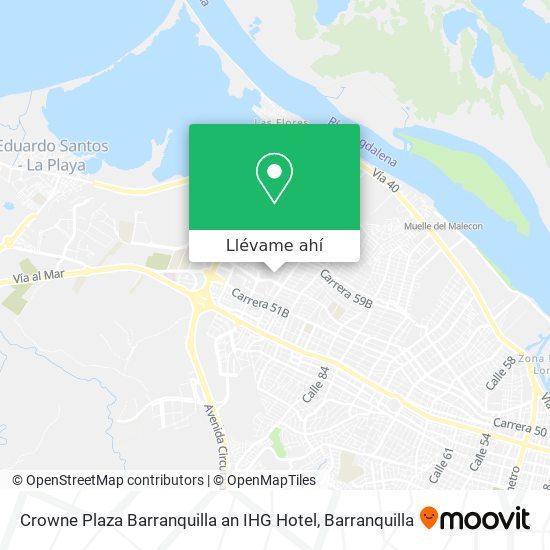 Mapa de Crowne Plaza Barranquilla an IHG Hotel