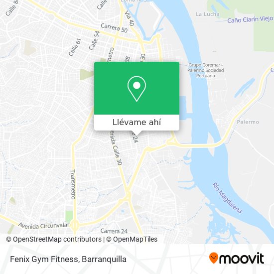 Mapa de Fenix Gym Fitness