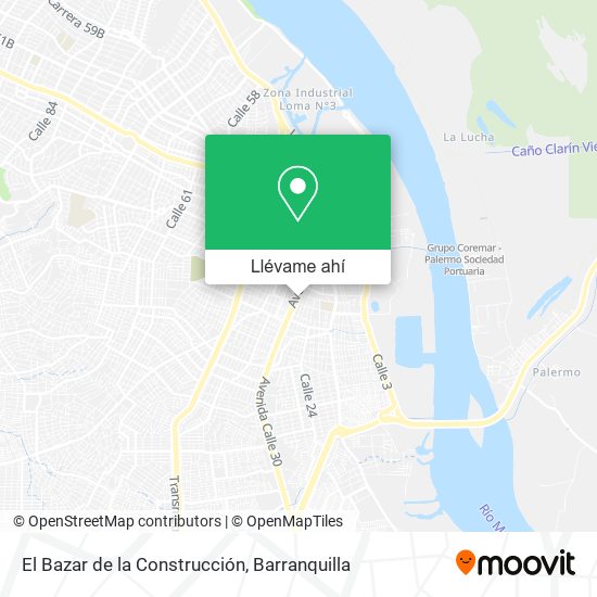 Mapa de El Bazar de la Construcción