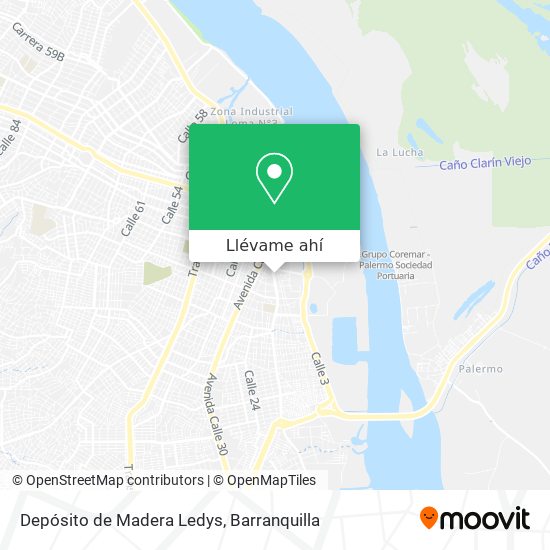Mapa de Depósito de Madera Ledys