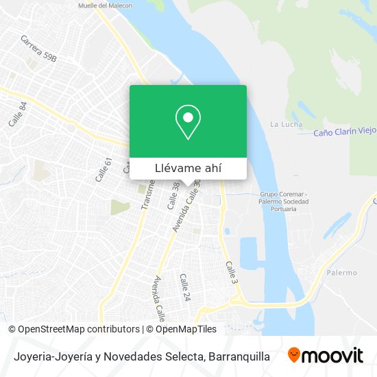 Mapa de Joyeria-Joyería y Novedades Selecta