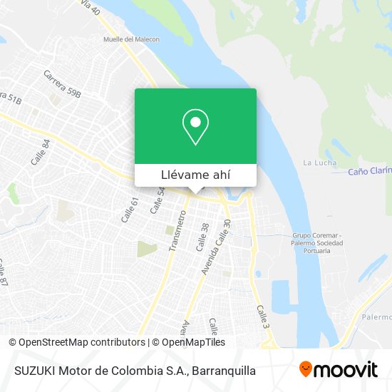 Mapa de SUZUKI Motor de Colombia S.A.