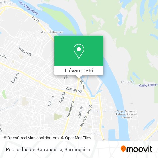 Mapa de Publicidad de Barranquilla