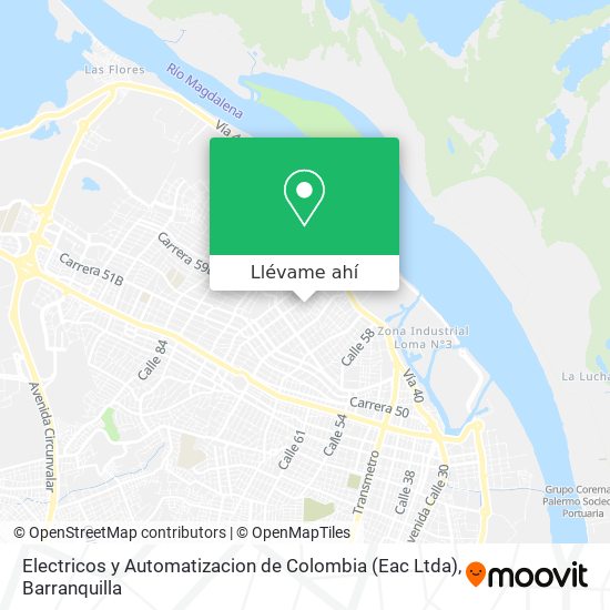 Mapa de Electricos y Automatizacion de Colombia (Eac Ltda)
