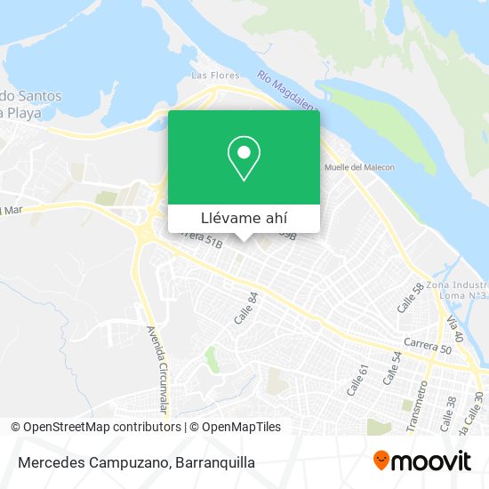 Mapa de Mercedes Campuzano