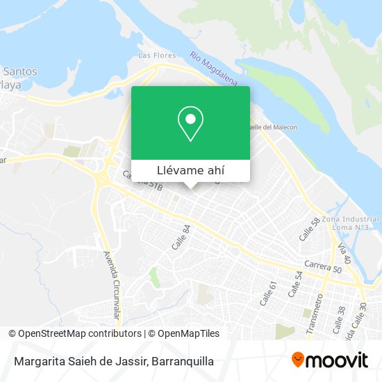 Mapa de Margarita Saieh de Jassir