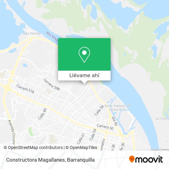 Mapa de Constructora Magallanes