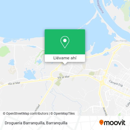 Mapa de Drogueria Barranquilla