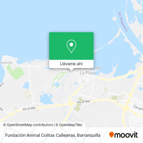 Mapa de Fundación Animal Colitas Callejeras