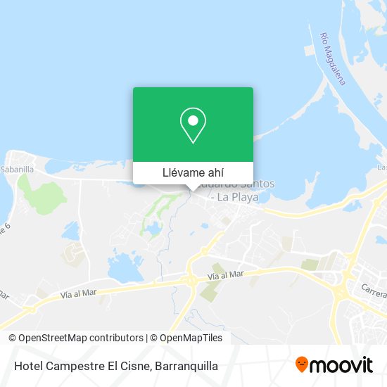 Mapa de Hotel Campestre El Cisne