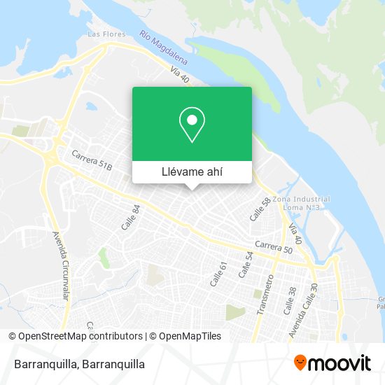Mapa de Barranquilla