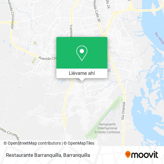 Mapa de Restaurante Barranquilla