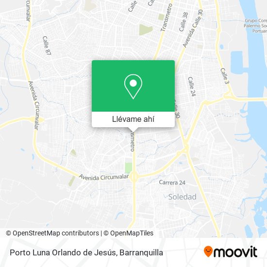 Mapa de Porto Luna Orlando de Jesús