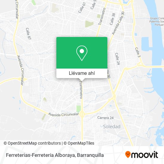 Mapa de Ferreterias-Ferretería Alboraya