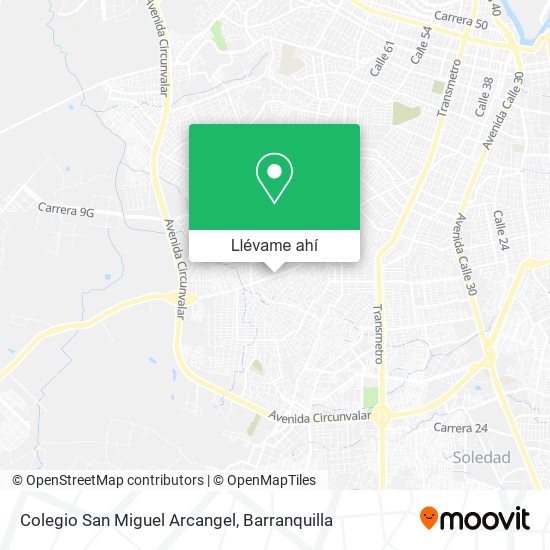 Mapa de Colegio San Miguel Arcangel