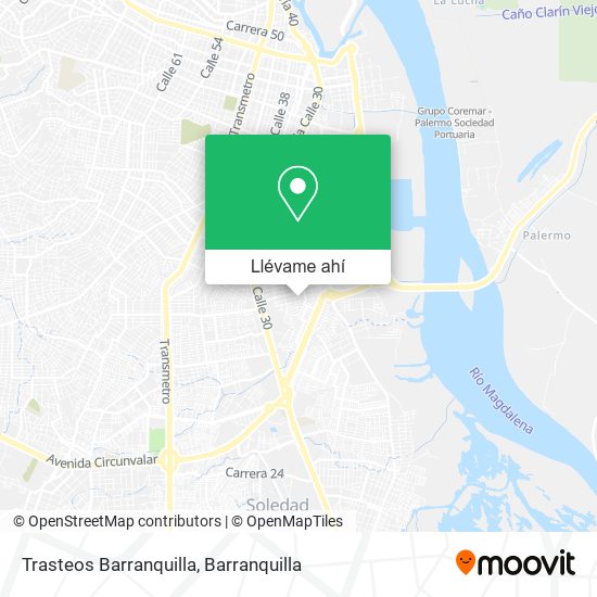 Mapa de Trasteos Barranquilla