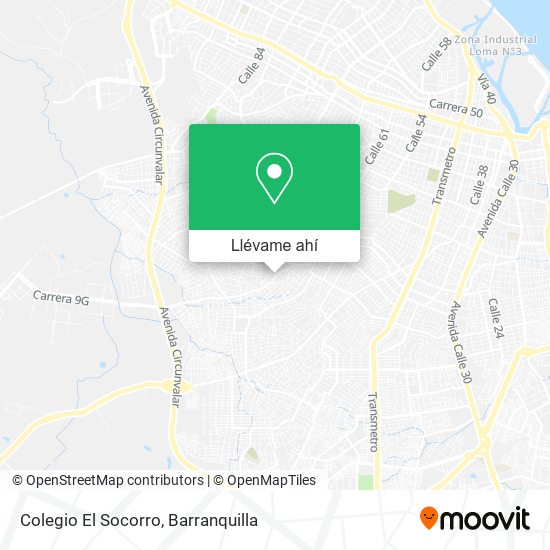 Mapa de Colegio El Socorro