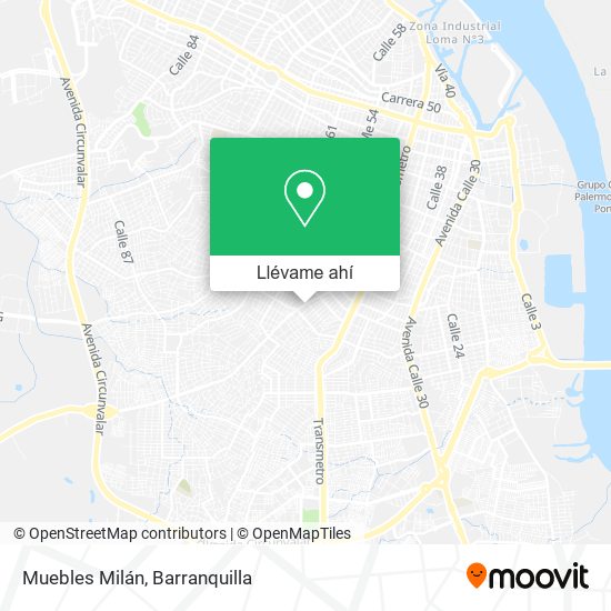 Mapa de Muebles Milán
