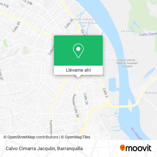 Mapa de Calvo Cimarra Jacqulin